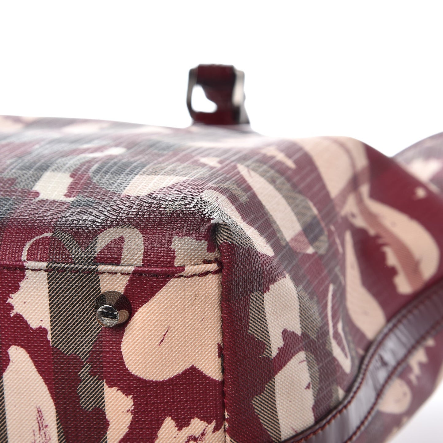 Nova Check Heart Tote Red