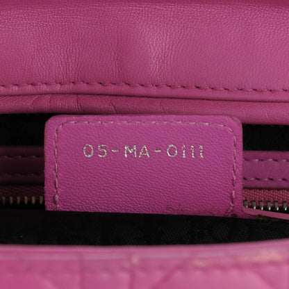 Christian Dior Lambskin Cannage Large Lady Dior Pink 8 of 11