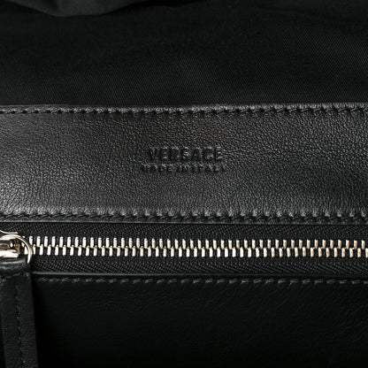 Versace Calfskin Day Dreamer Satchel Black Navy 11 of 14