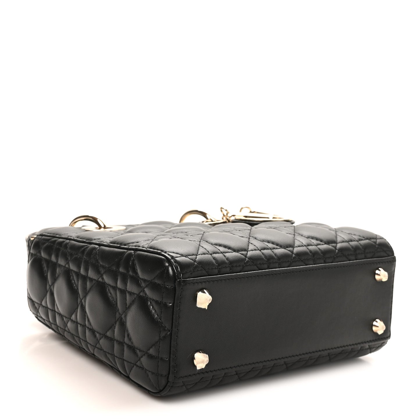 Lambskin Cannage Small My ABCDior Lady Dior Black