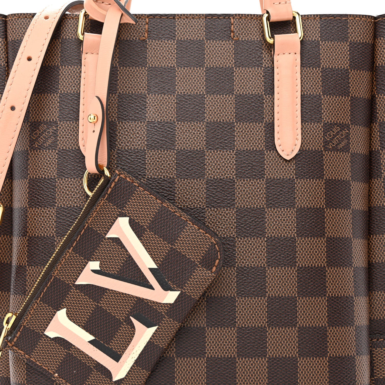 Louis Vuitton Damier Ebene Belmont PM Venus Pink 10 of 12