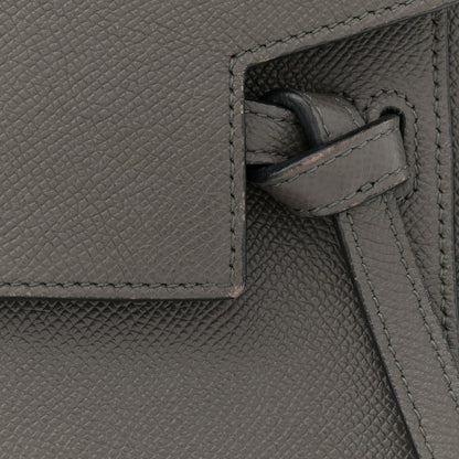 Celine Grained Calfskin Nano Belt Bag Grey 10 of 12