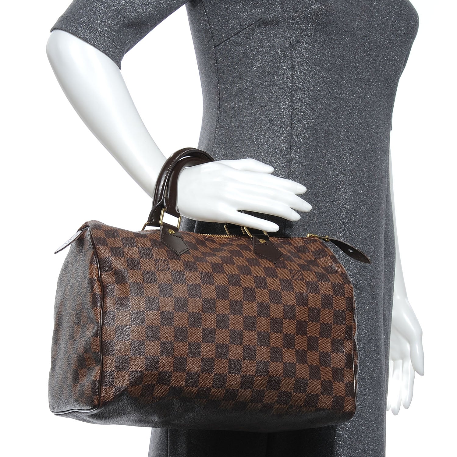Louis Vuitton Damier Ebene Speedy 30 2 of 7