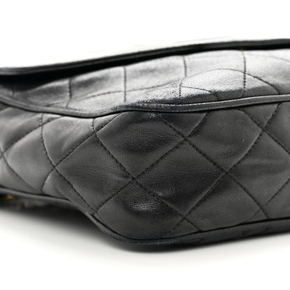 Chanel Lambskin Quilted CC Tassel Flap Black 10 of 12