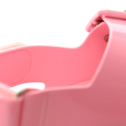 Gucci Rubber Mini Double G Womens Isla Dad Sandals 37 Wild Rose 7 of 7