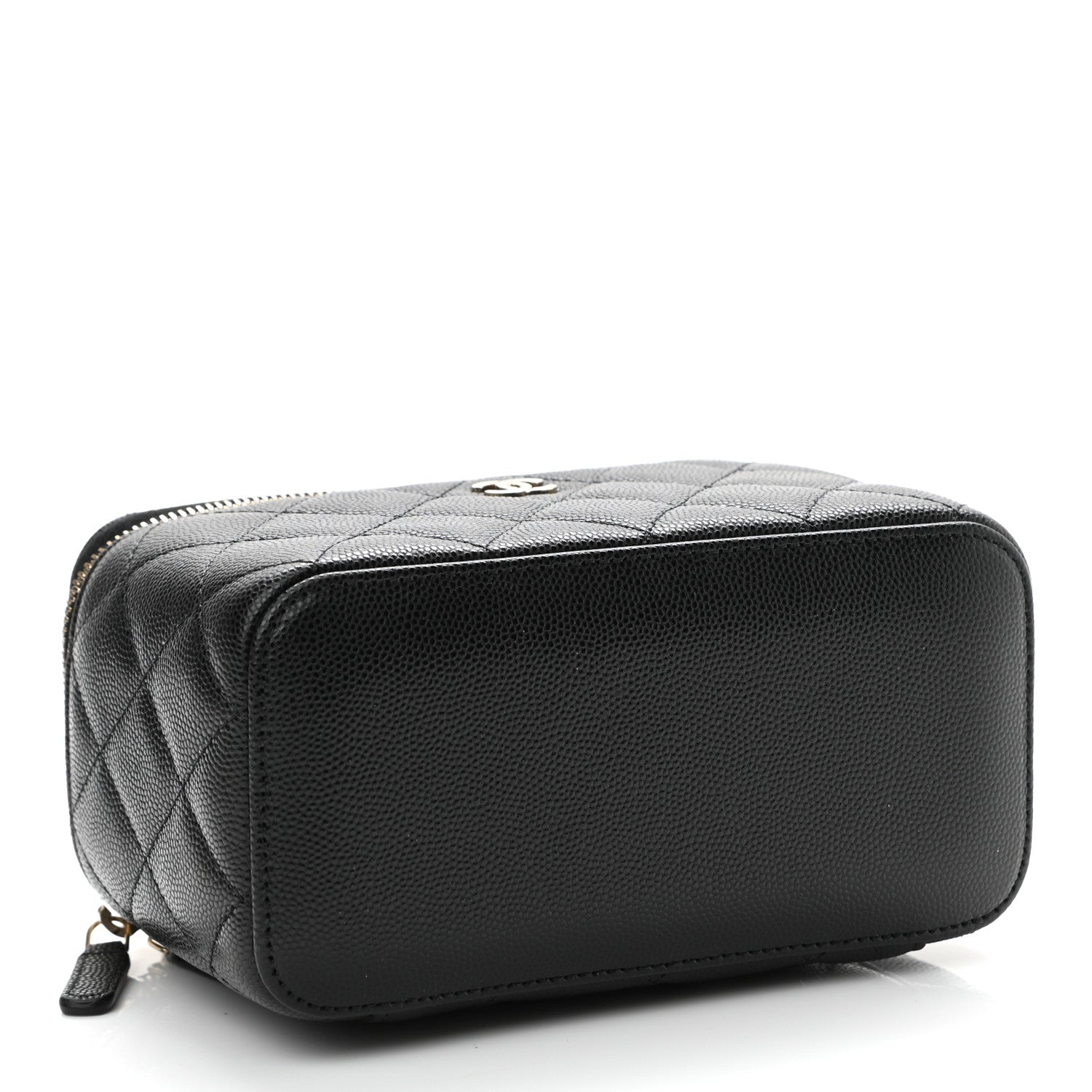 Chanel Caviar Quilted Small Vanity Case With Chain Black 4 of 11