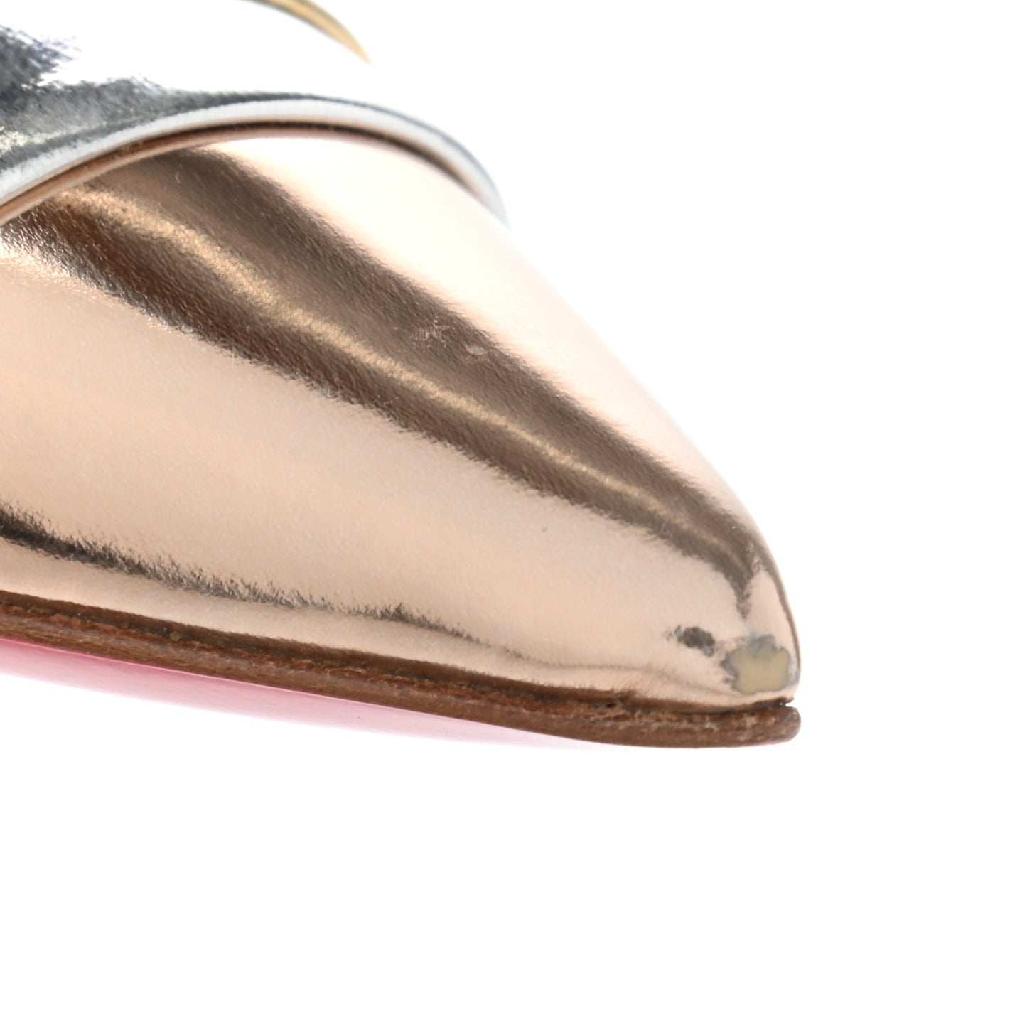 Nappa Patent Veau Mirror Eklectica 120 Pumps 37 Silver