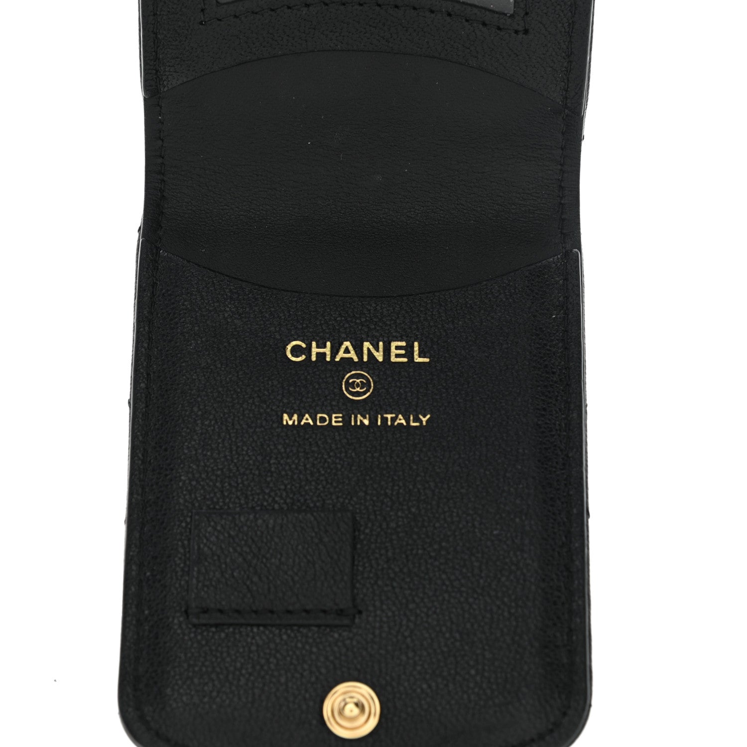 Chanel Lambskin Quilted Chanel 19 Luggage Tag Black 5 of 6