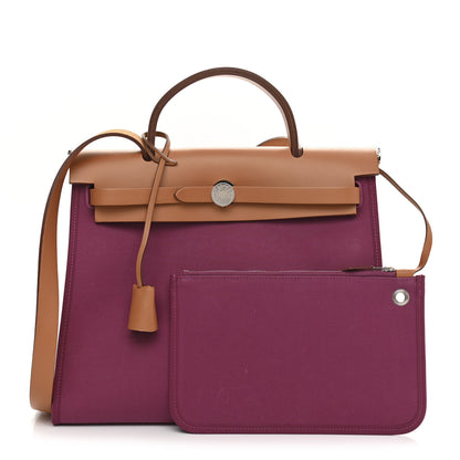 Hermes Vache Hunter Toile Herbag Zip 31 PM Tosca 1 of 13