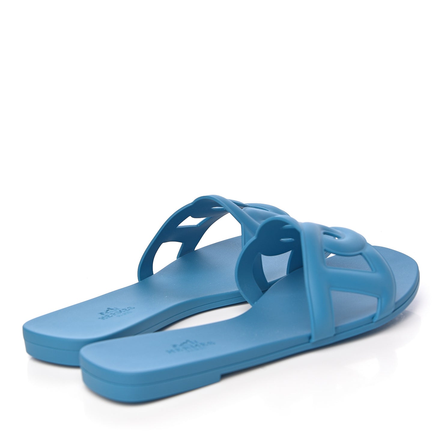 Rubber Aloha Sandals 37 Bleu Vif