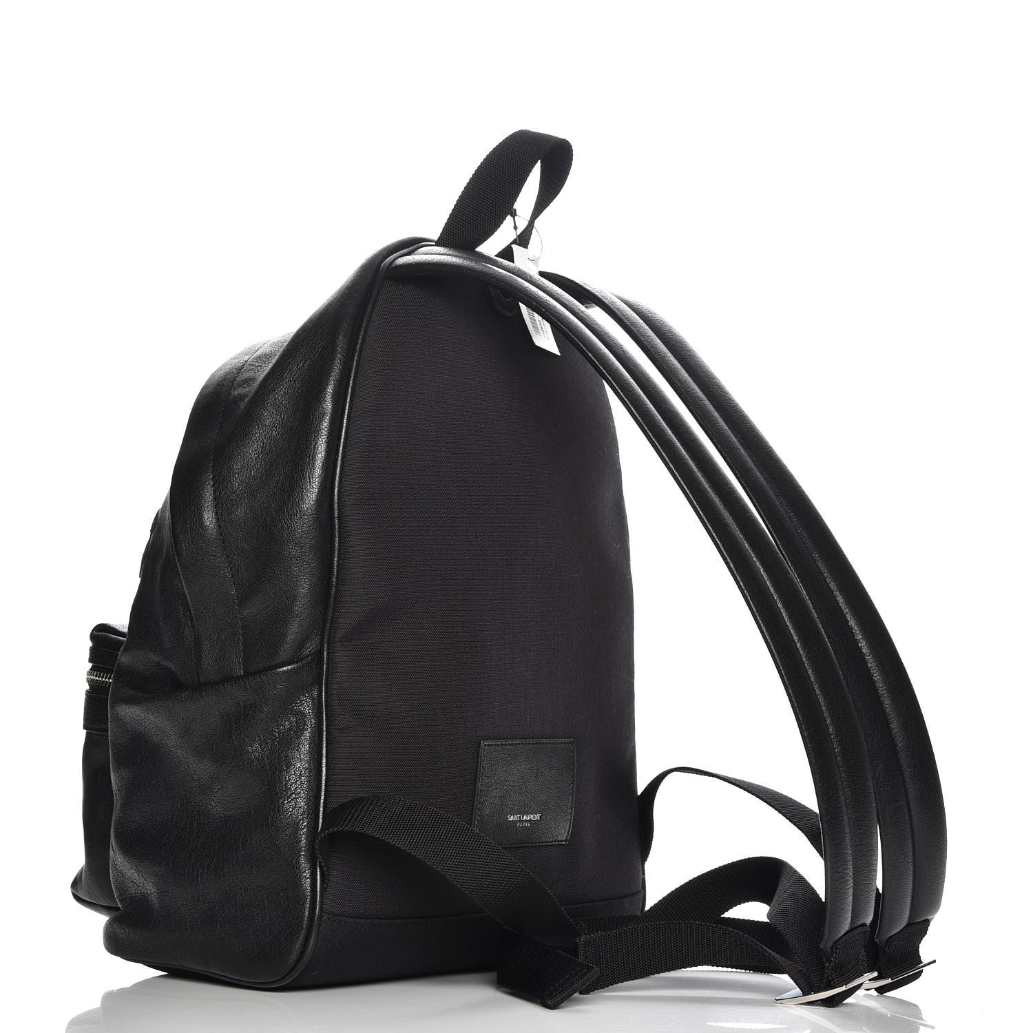 Saint Laurent Sheepskin Mini Love Appliqué City Backpack Black 3 of 7