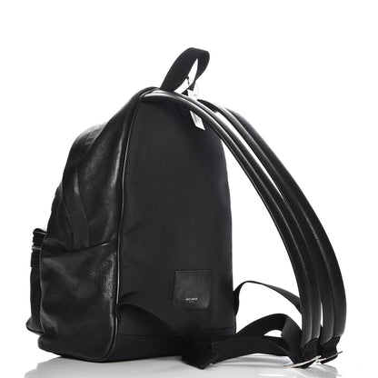 Saint Laurent Sheepskin Mini Love Appliqué City Backpack Black 3 of 7