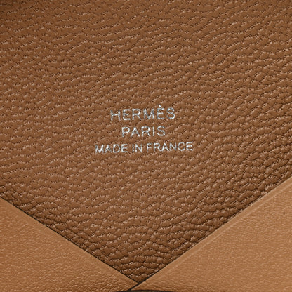 Hermes Swift Jockey Calvi Duo Card Case Chai 6 of 7