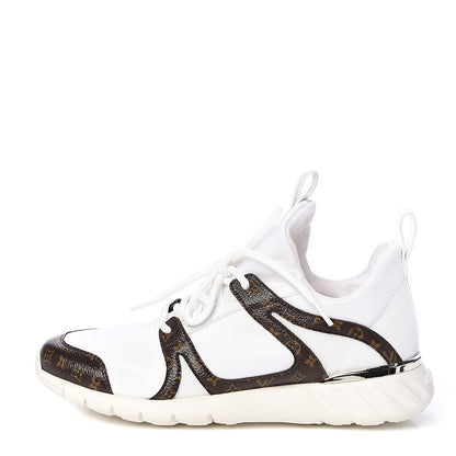 Louis Vuitton Technical Nylon Monogram Rubber Aftergame Sneakers 37 1 of 9