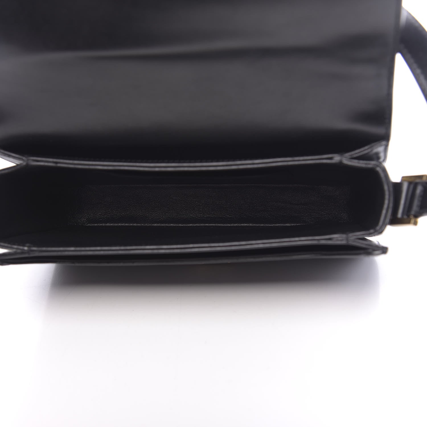 Saint Laurent Box Calfskin Monogram Medium Solferino Satchel Black 5 of 11