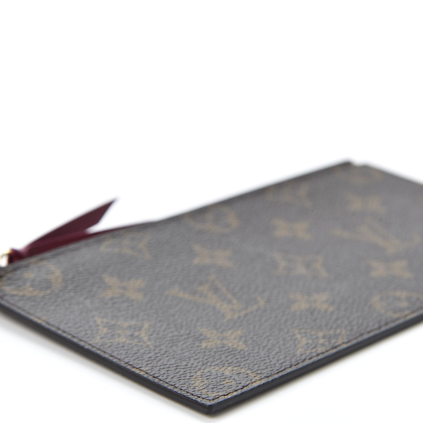 Monogram Felicie Chain Wallet Zippered Insert Fuchsia