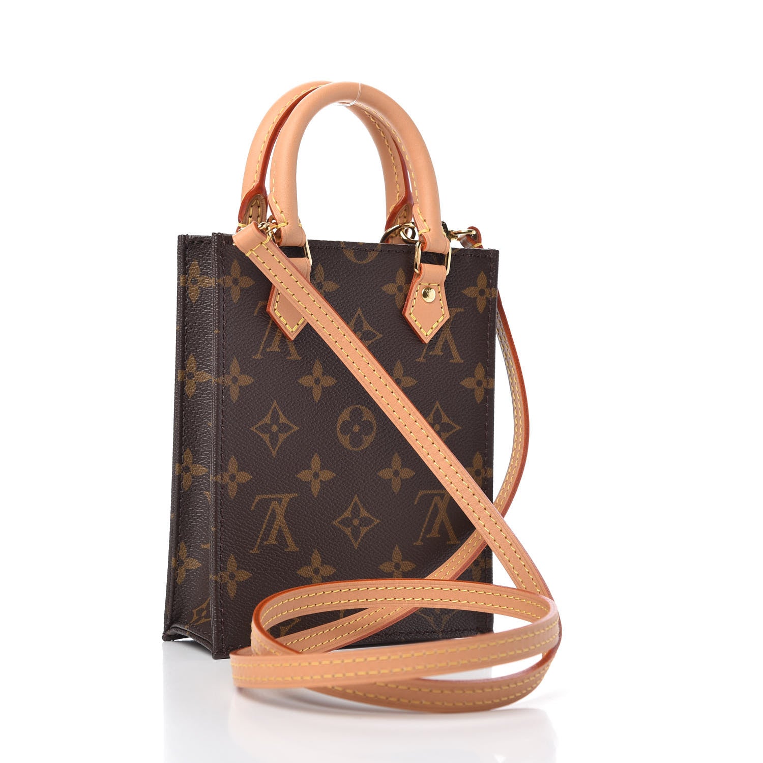 Louis Vuitton Monogram Petit Sac Plat 3 of 10