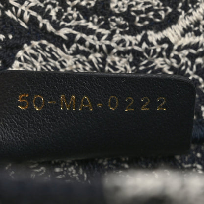 Christian Dior Canvas Embroidered Small Dioriviera Toile De Jouy Book Blue 6 of 10