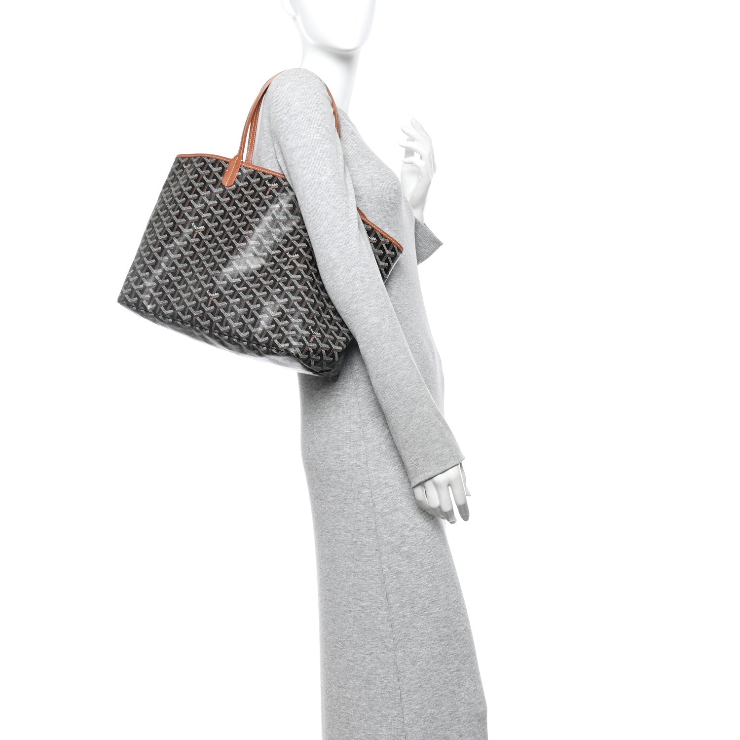 Goyard Goyardine Saint Louis PM Black Gold 2 of 12