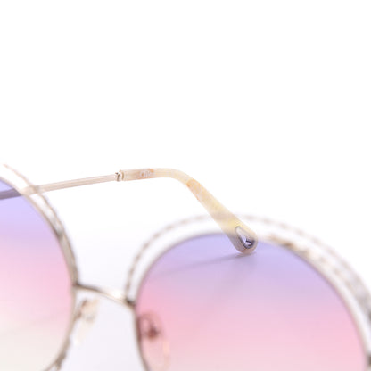 Chloe Oversized Round Carlina Oversized Round Sunglasses CE114ST Rainbow 6 of 6