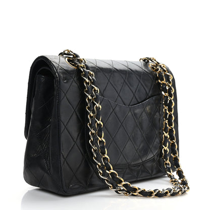 Chanel Lambskin Quilted Medium Double Flap Black 3 of 9