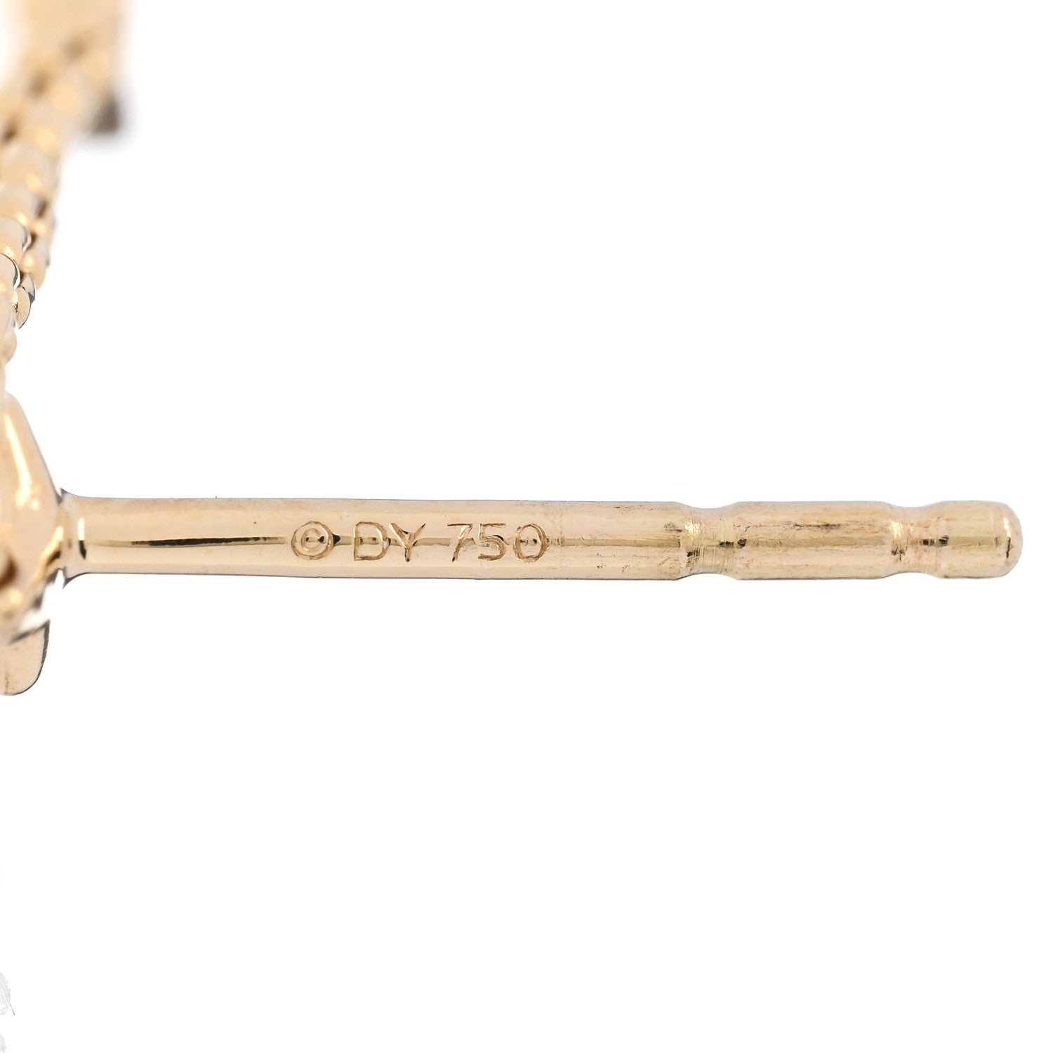 David Yurman 18K Yellow Gold Pearl Diamond Solari Drop Earrings 4 of 6
