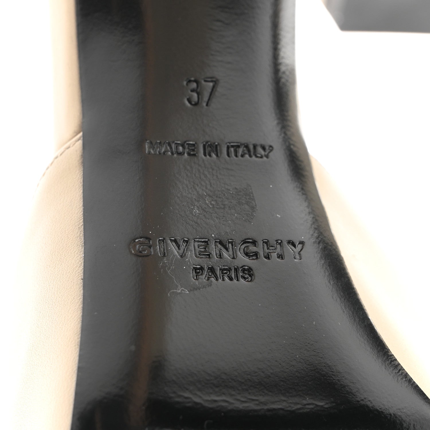Givenchy Calfskin G Lock Sandals 37 Natural Beige 7 of 9