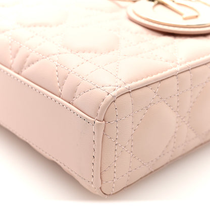 Christian Dior Lambskin Cannage Medium Lady D-Joy Powder Pink 9 of 9