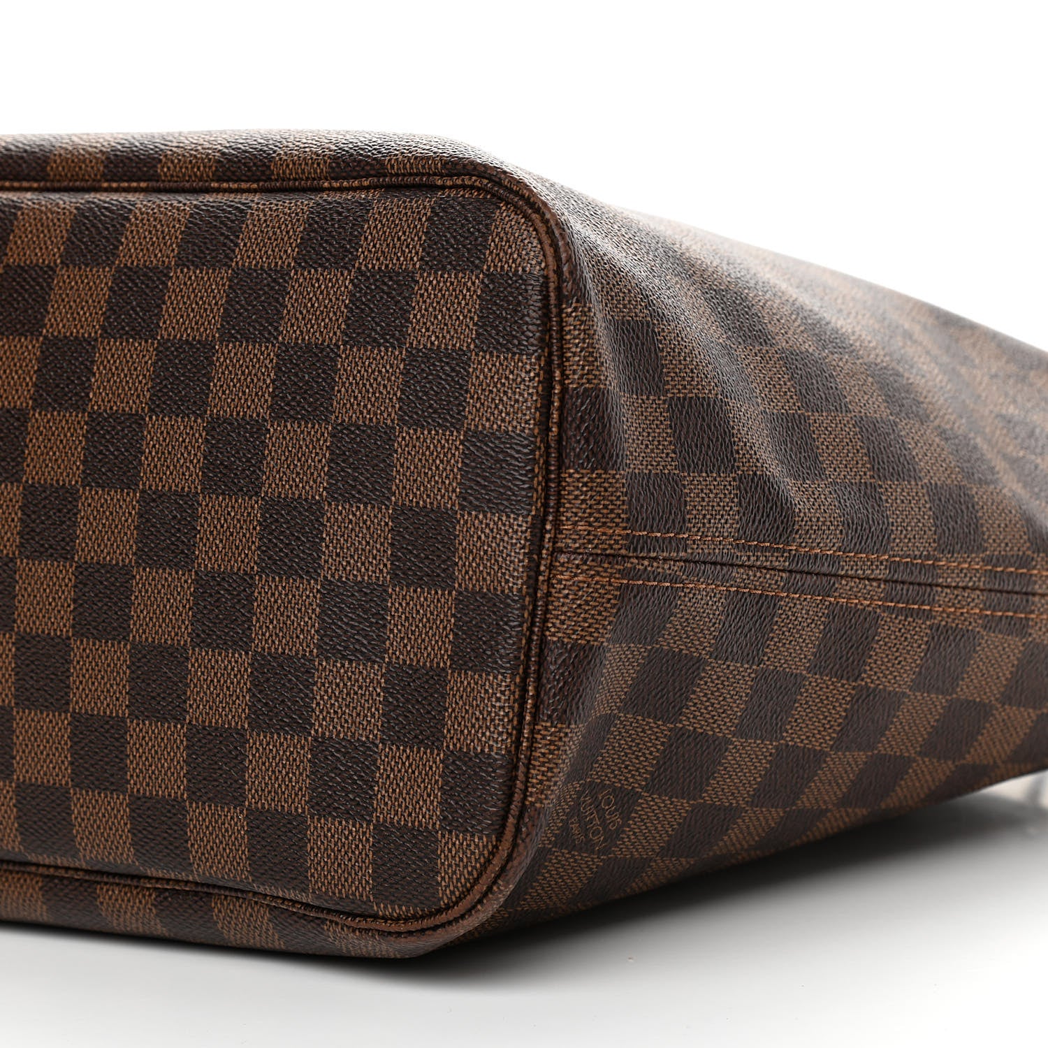 Louis Vuitton Damier Ebene Neo Neverfull MM Rose Ballerine 12 of 15