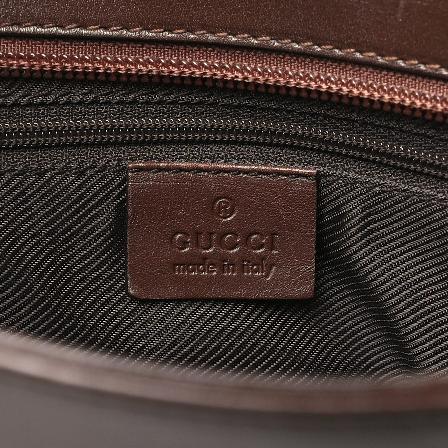 Gucci Monogram Tote Brown 6 of 13