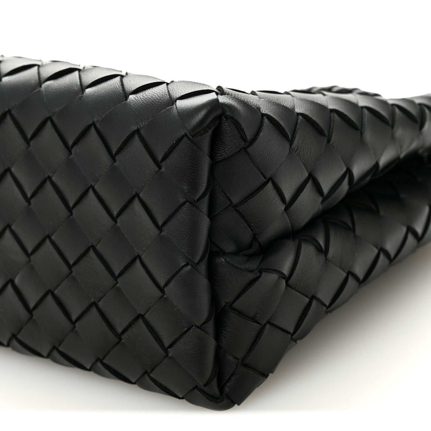 Nappa Intrecciato Small Andiamo Shoulder Bag Black