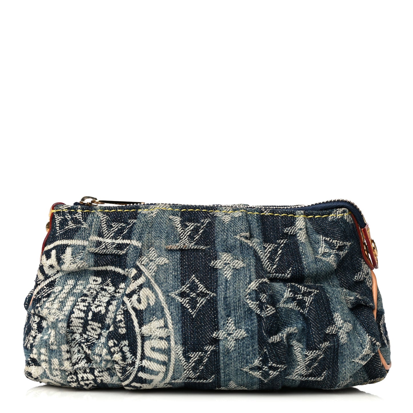 Denim Raye Trousse Cosmetic Pouch