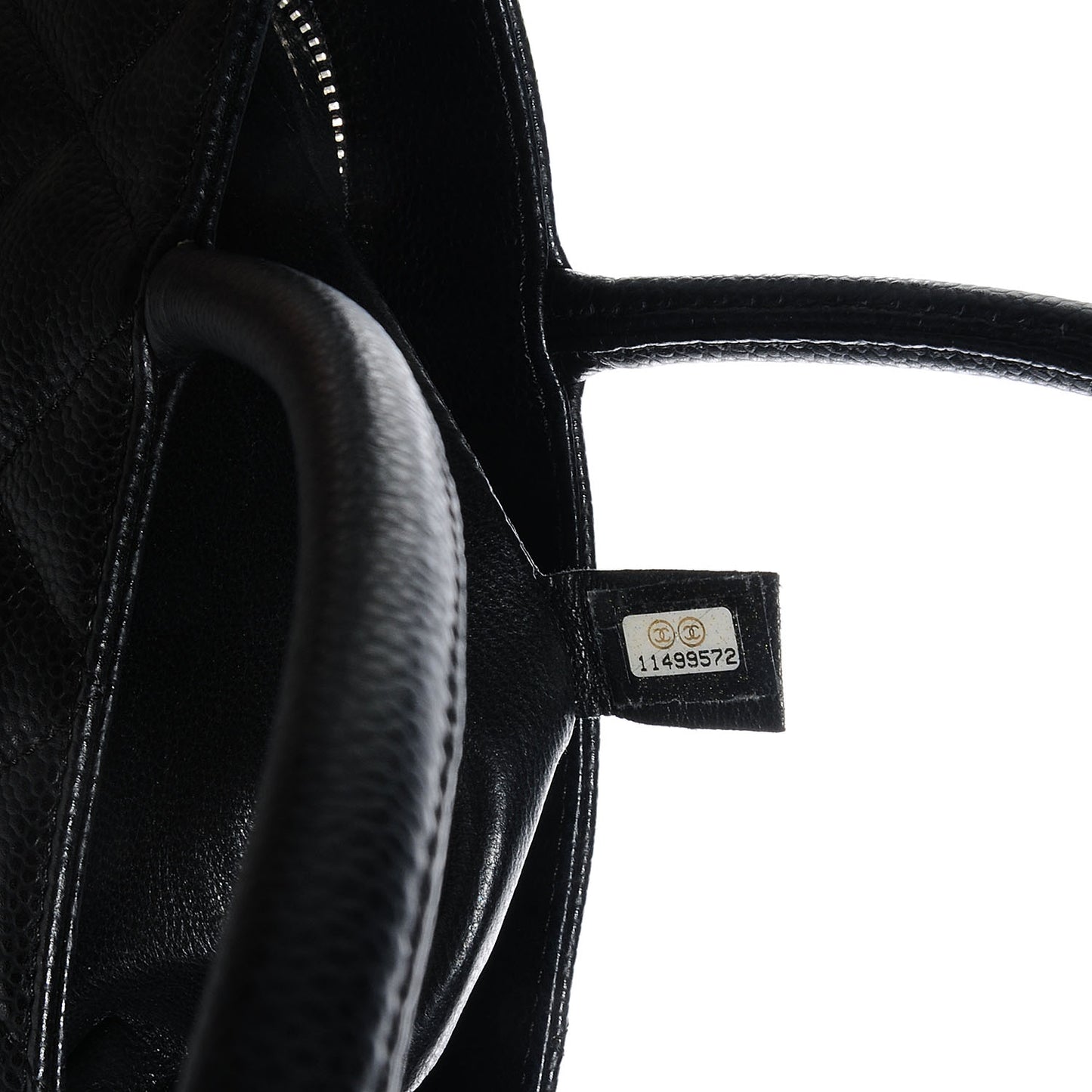 Caviar Medallion Tote Black