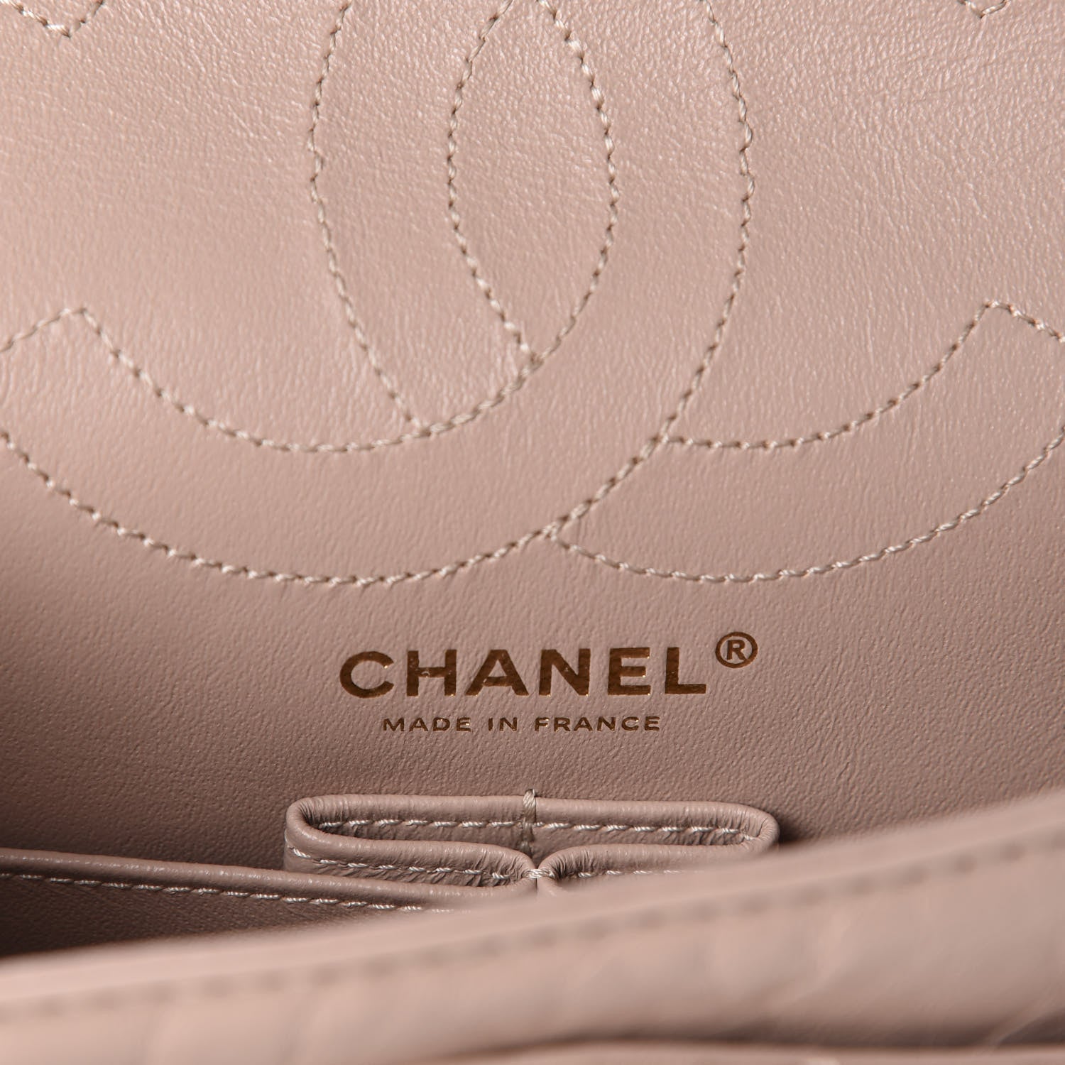 Chanel Aged Calfskin Quilted 2.55 Reissue 225 Flap Light Beige 9 of 12