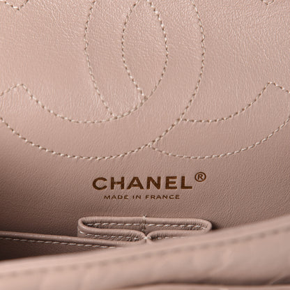 Chanel Aged Calfskin Quilted 2.55 Reissue 225 Flap Light Beige 9 of 12