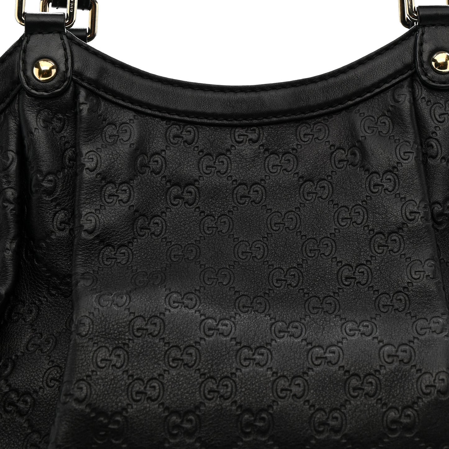Guccissima Large Sukey Tote Black