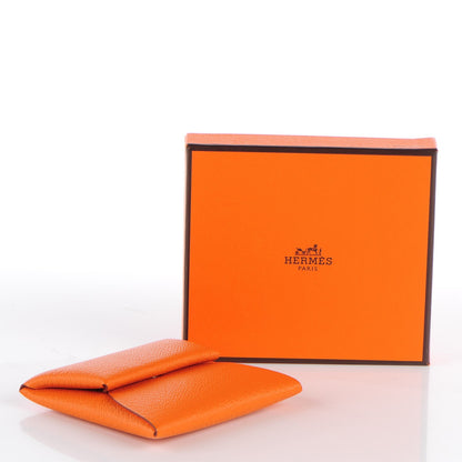 Hermes Chevre Mysore Bastia Orange 4 of 9