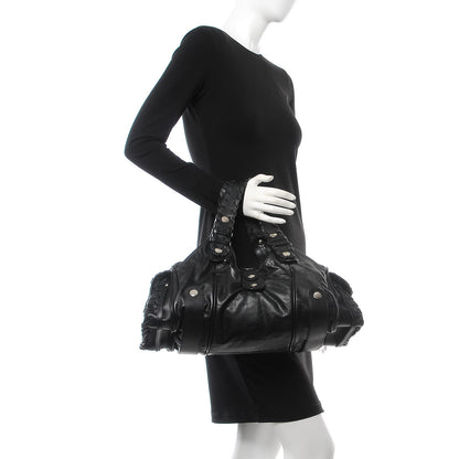 Chloe Calfskin Silverado Shoulder Bag Black 2 of 7