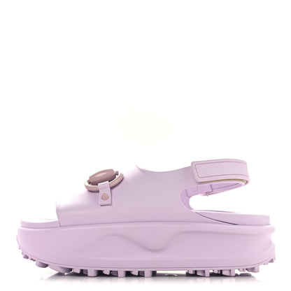 Gucci Soft Rubber Horsebit Touch Womens Strapped Sandals 36 Talc Pink 1 of 10