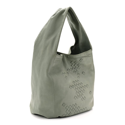 Bottega Veneta Nappa Woven Hobo Aloe 3 of 11
