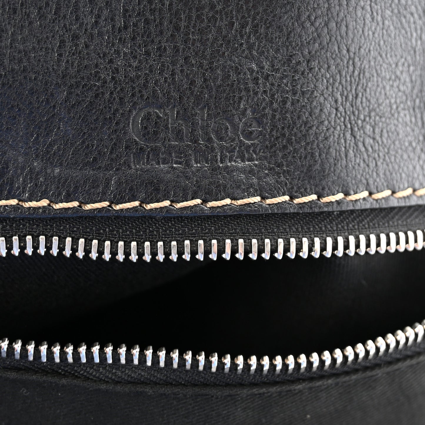 Calfskin Edith Dome Bowler Black