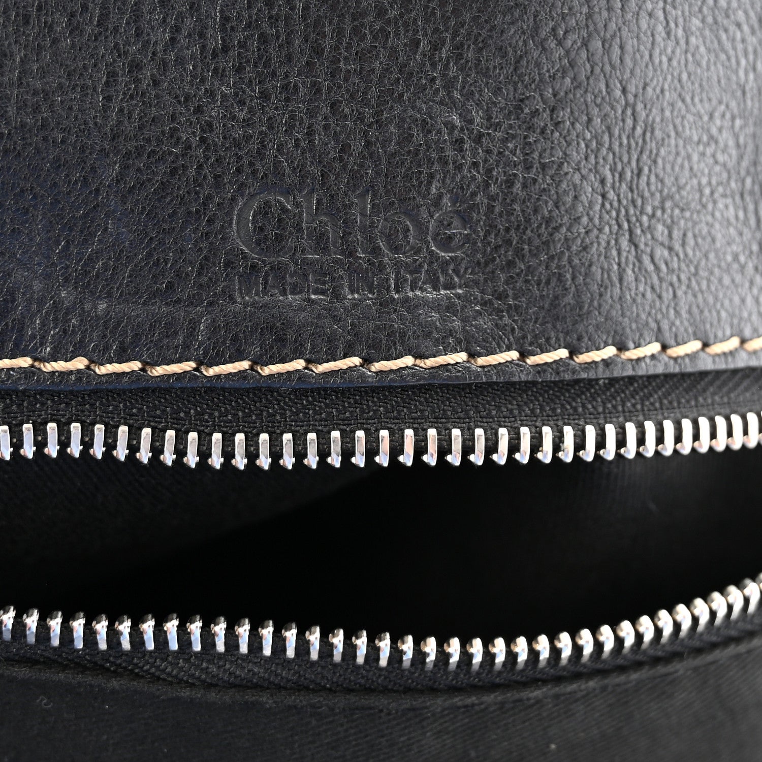 Chloe Calfskin Edith Dome Bowler Black 6 of 10