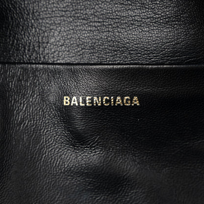 Balenciaga Canvas Jacquard Diagonal Allover Logo XS Souvenir Belt Bag Black 6 of 10