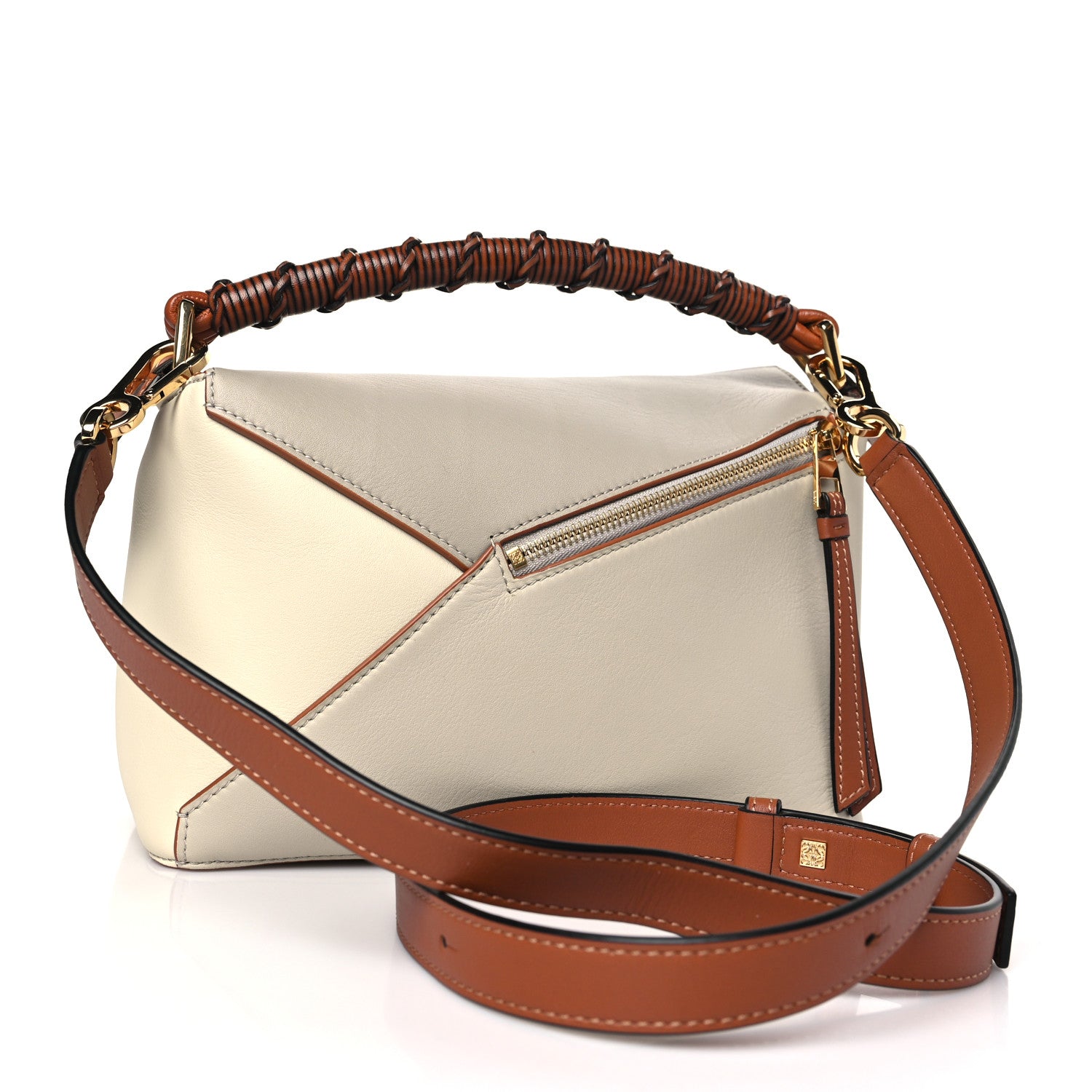Loewe Calfskin Small Puzzle Edge Bag Ghost Soft White 3 of 8