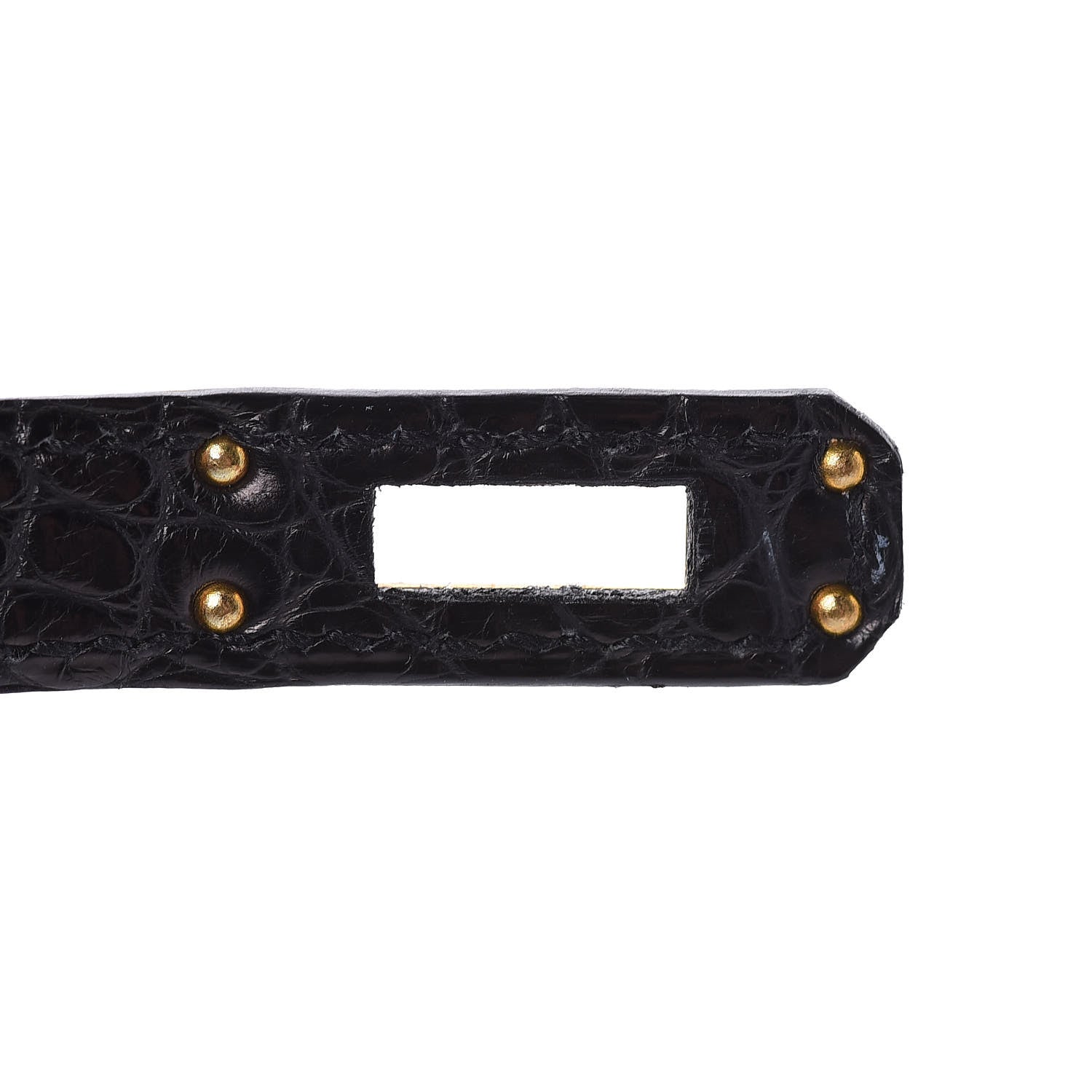 Hermes Matte Alligator Mini Kelly Sellier 20 Black 15 of 39
