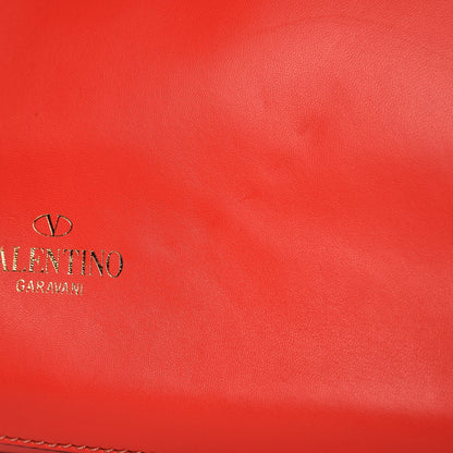 Valentino Garavani Vitello Lace Demetra Satchel Coral 10 of 10