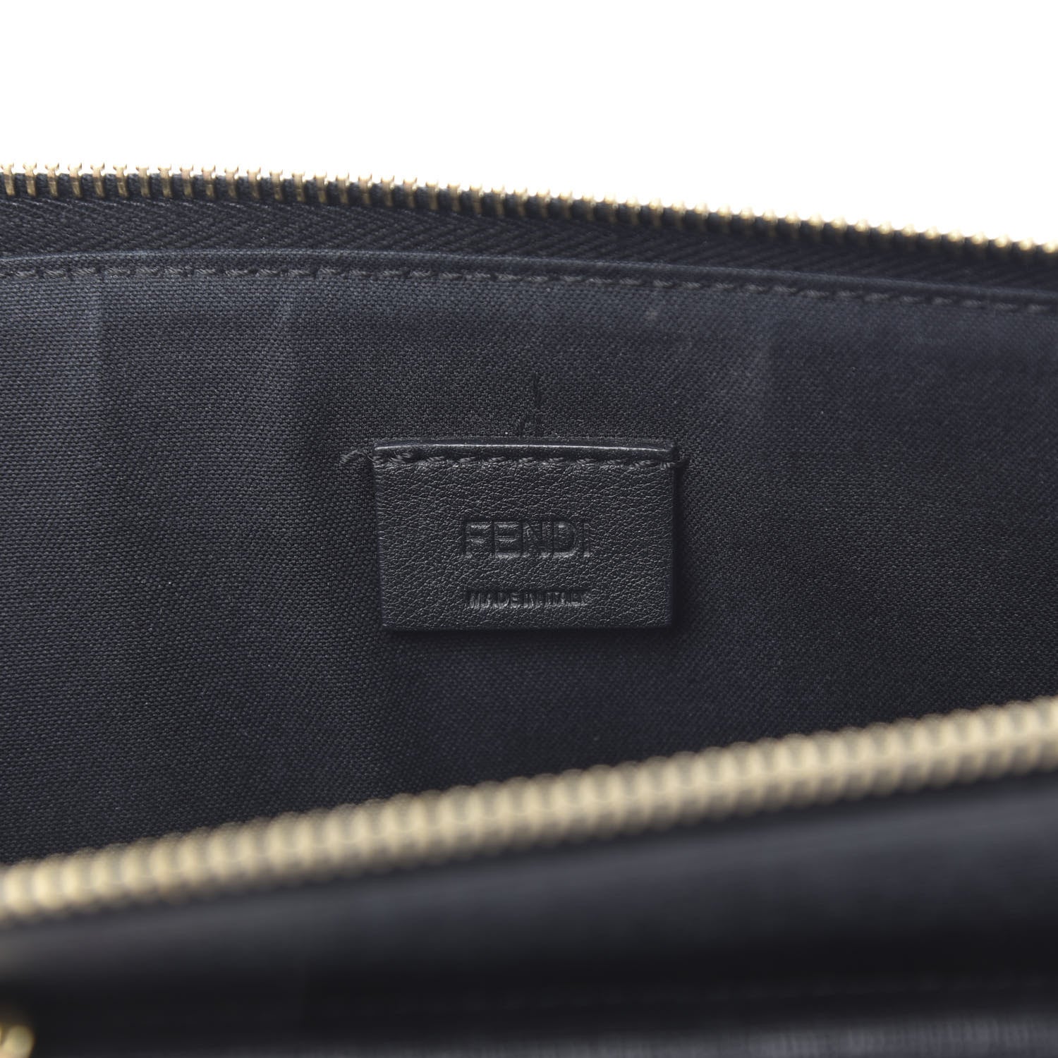 Fendi Vitello Elite Studded Monster Crossbody Bag Black 6 of 10