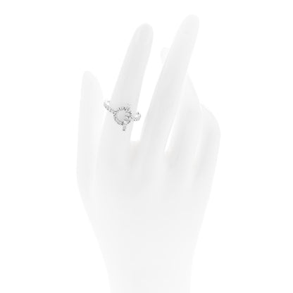 Hermes 18K White Gold Diamond Finesse Ring 54 6.75 2 of 7