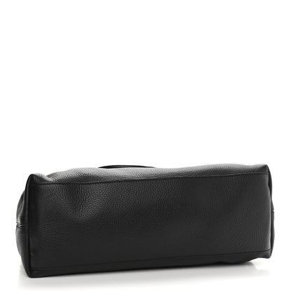 Gucci Pebbled Calfskin Studded Medium Soho Chain Shoulder Bag Black 4 of 11