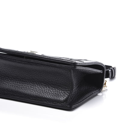 Christian Dior Grained Calfskin Small Diorama Flap Bag Black 7 of 8